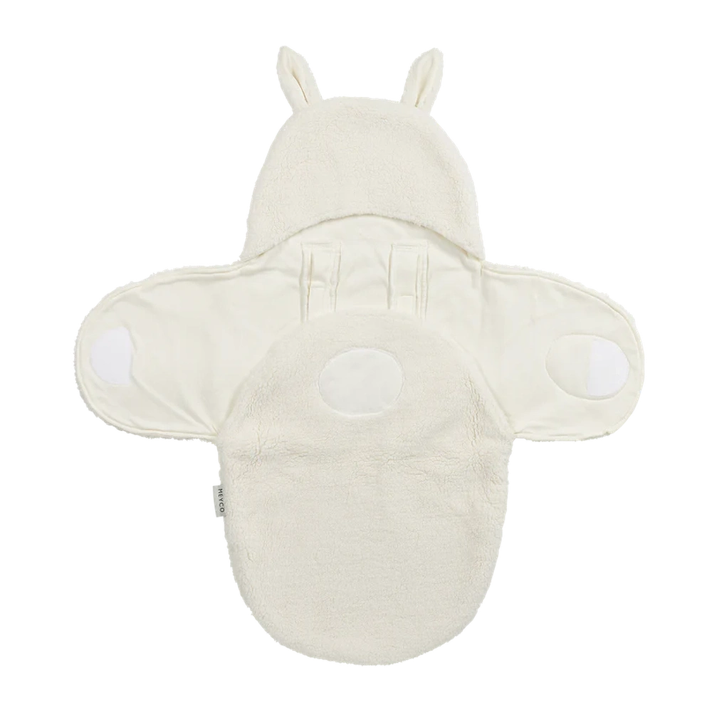 Meyco Couverture d’emmaillotage Teddy Rabbit - Naturel