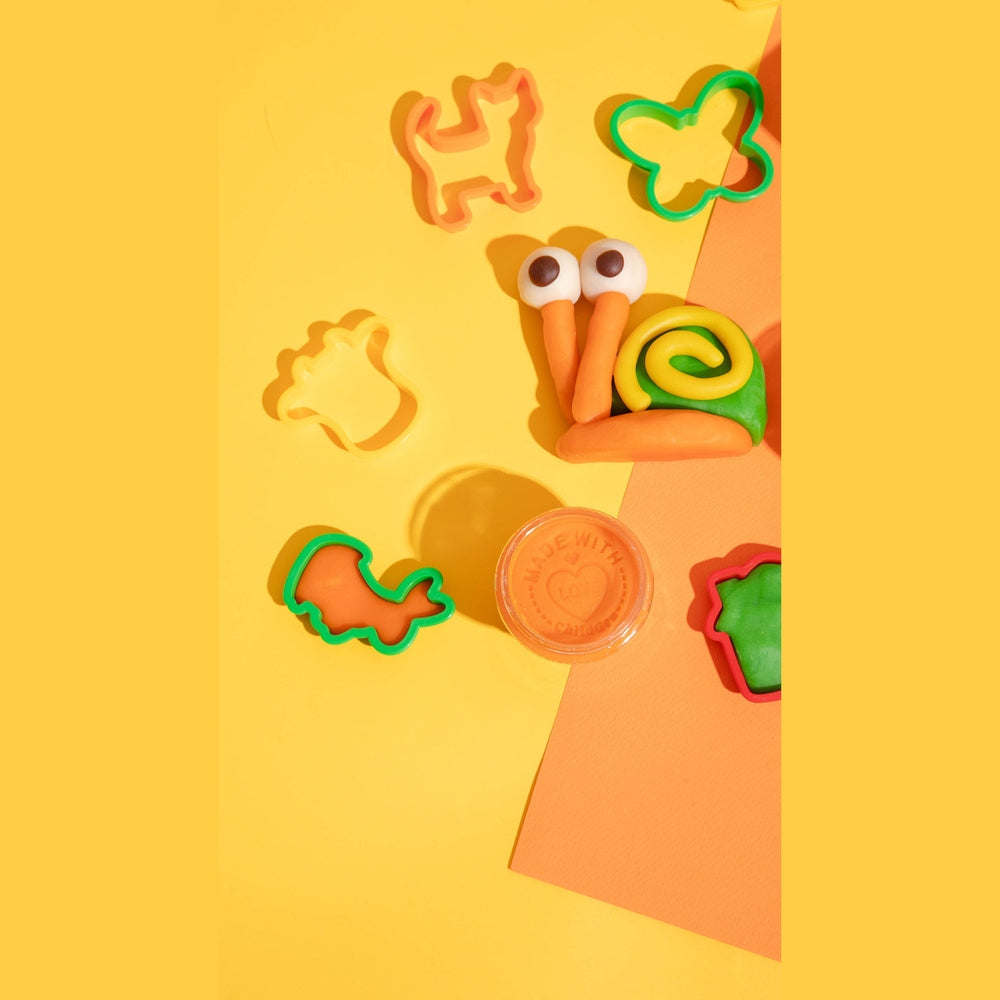 ChildGen Moules pour pâte à modeler - lot de 8 pièces - formes en argile - plastique durable