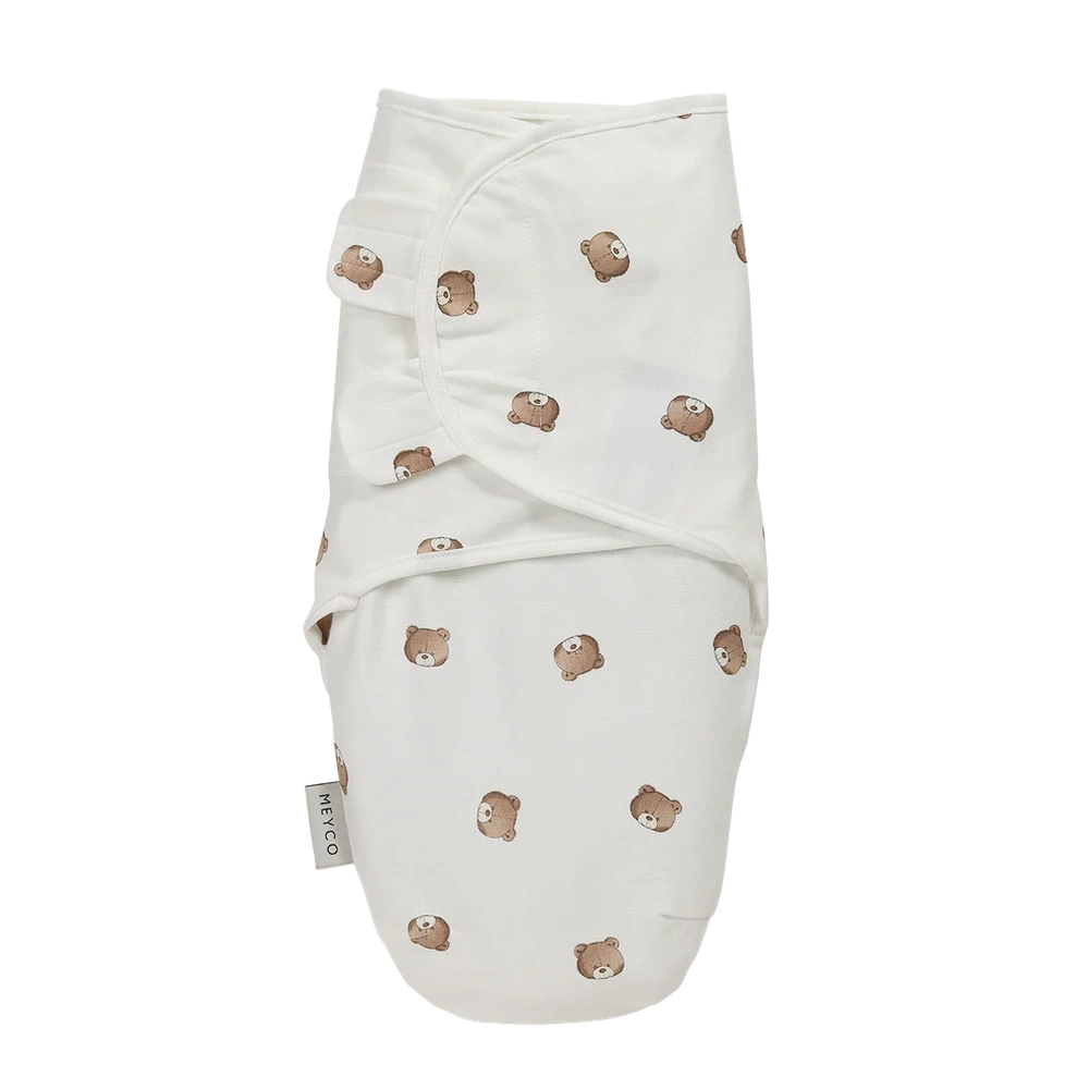 Meyco Lange d'emmaillotage - Bear multicolore