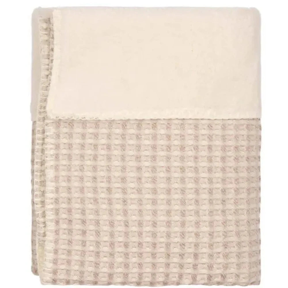 Couverture de lit bébé Koeka Oslo 100x100cm - Teddy Crumble
