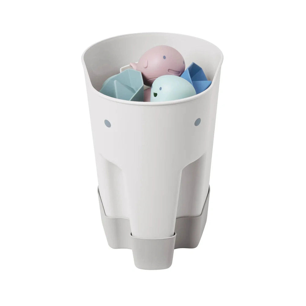 Shnuggle Ellie Panier de séchage pour jouets de bain - Taupe