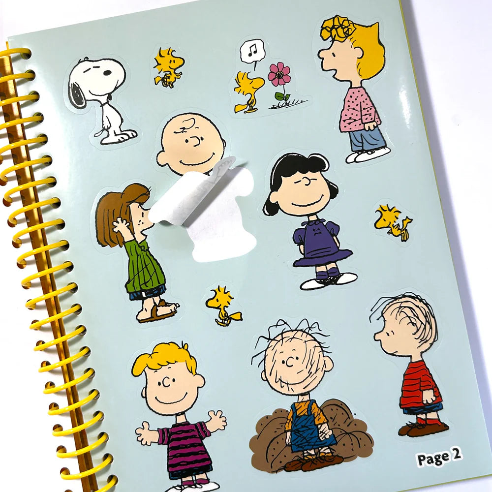 Ooly x Peanuts Livre de coloriage et d'autocollants
