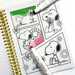 Livre de coloriage et d’autocollants Ooly x Peanuts