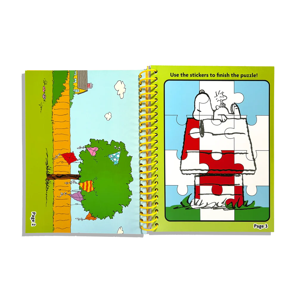 Ooly x Peanuts Livre de coloriage et d’autocollants