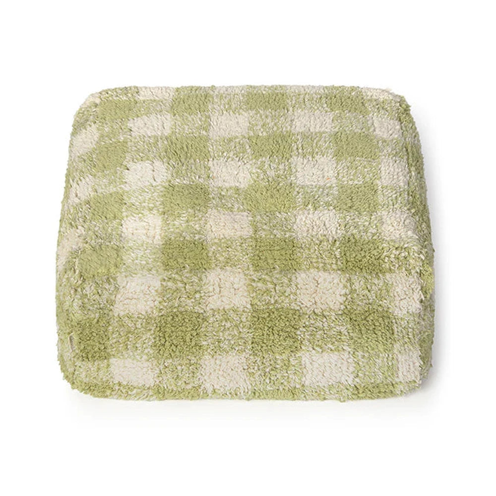 Lorena Canals Pouf vichy Matcha
