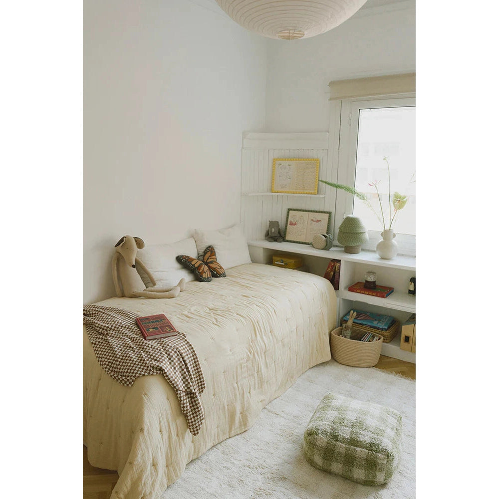 Lorena Canals Pouf vichy matcha