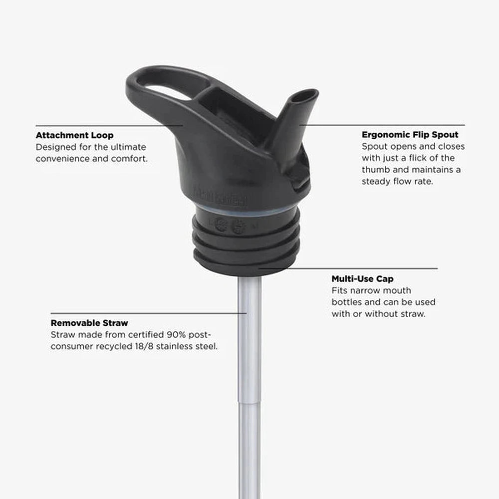 Klean Kanteen Classic à simple paroi 532 ml - bouchon sport Flip