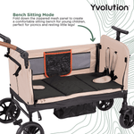 Chariot de promenade vert Yvolution