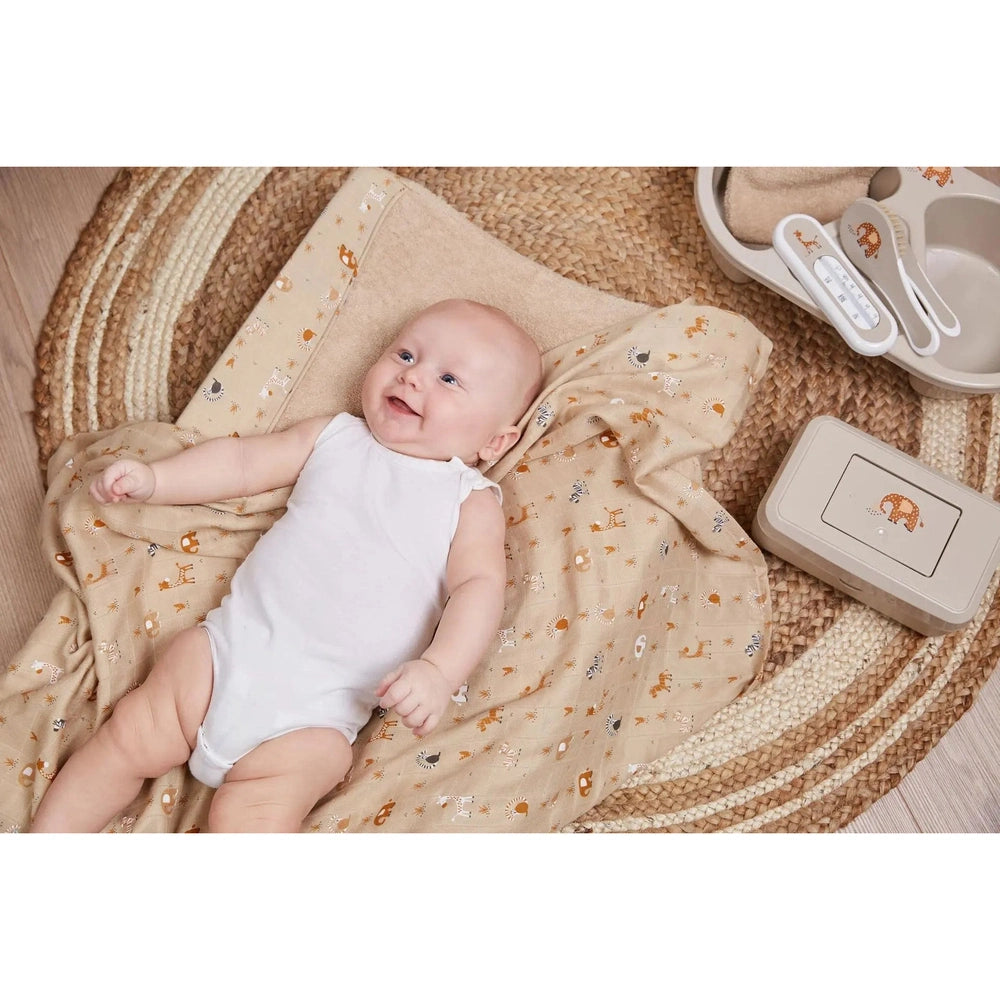 Bébé-jou Brosse et peigne - Taupe Soft Spring