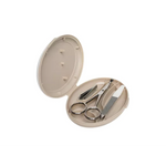 Bébé-Jou Coffret de manucure pour bébé - ciseaux, lime, coupe-ongles taupe Off spring