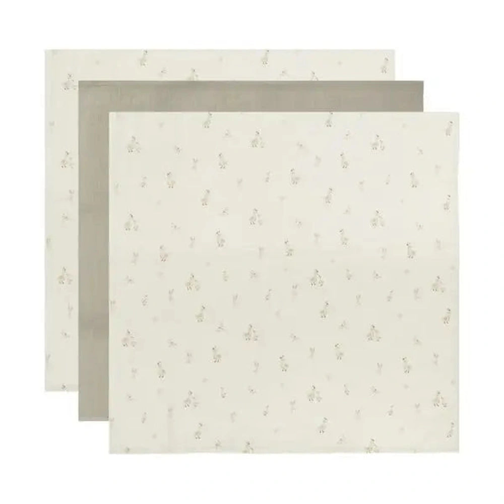 Bébé-Jou Langes hydrophiles Dear Goose, lot de 3 pièces, 70x70 cm