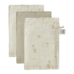Bébé-Jou Gants de toilette hydrophiles Dear Goose 3 pièces