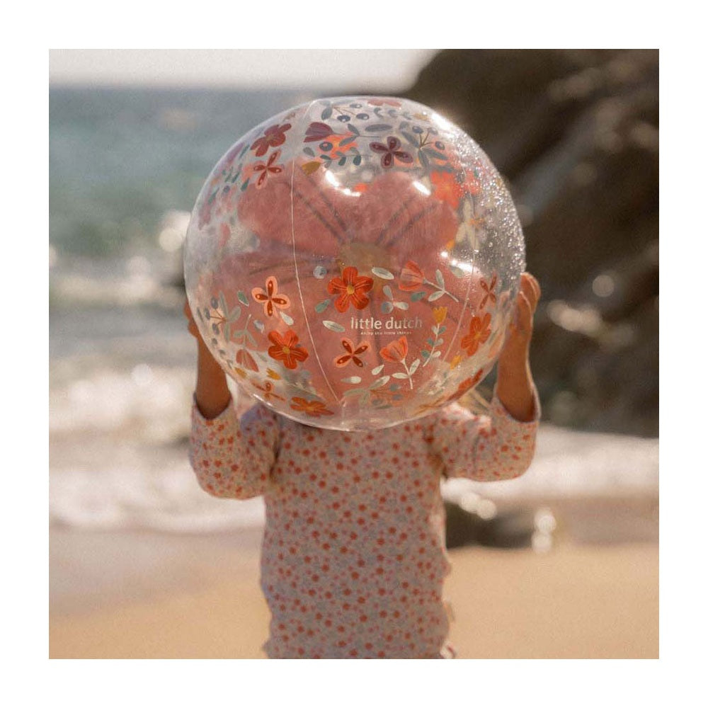 Ballon de plage fleur 3D Little Dutch