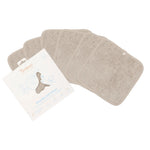 Lingettes douces réutilisables 6 pièces - Feather Grey