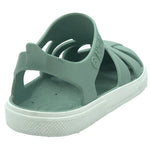Boatilus Sandales pour enfants vert pastel/blanc