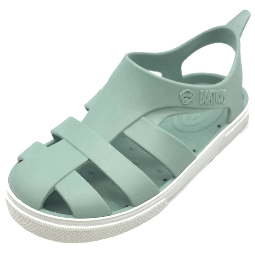 Sandales pour enfants pastel vert/blanc