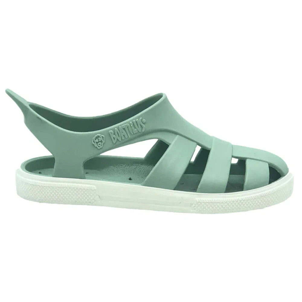 Sandales Boatilus pour enfants vert pastel/blanc