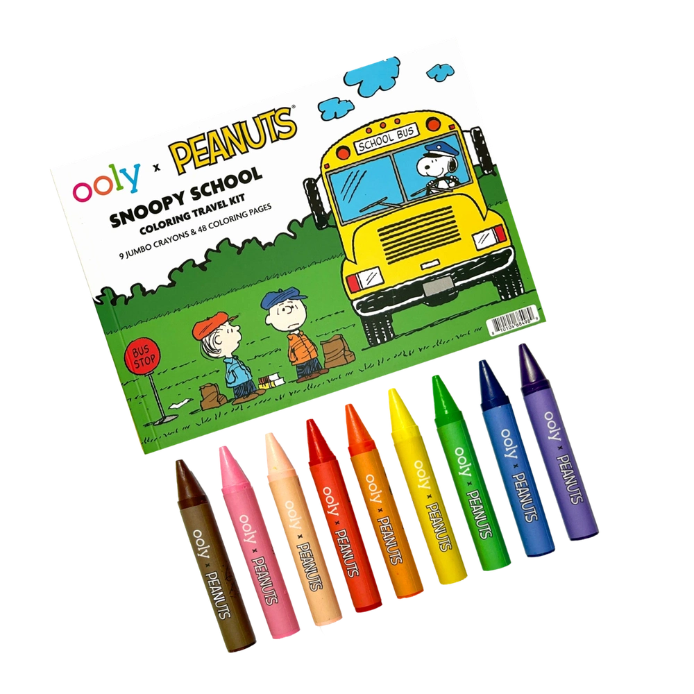 Ooly x Peanuts Crayons et livre de coloriage