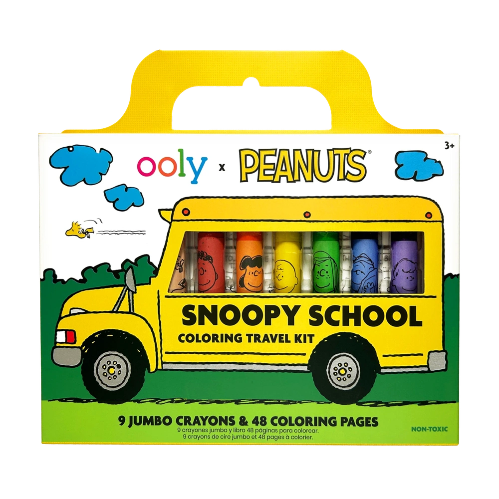 Crayons et livre de coloriage Ooly x Peanuts
