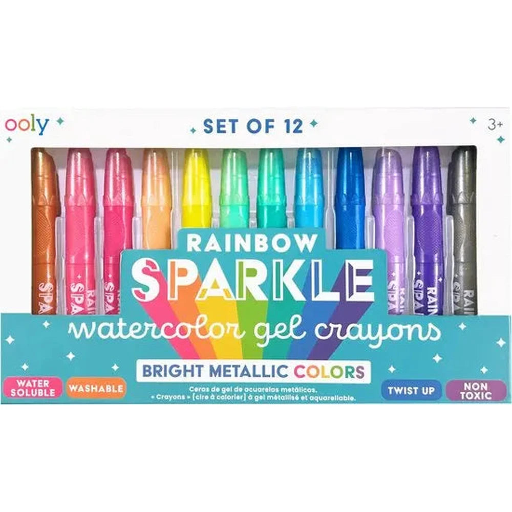 Ooly - Craies gel pailletées Rainbow Sparkle