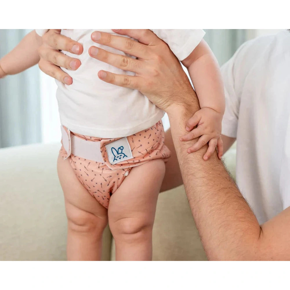 Bumbuns Easy Couche lavable réutilisable à velcro - Abricot