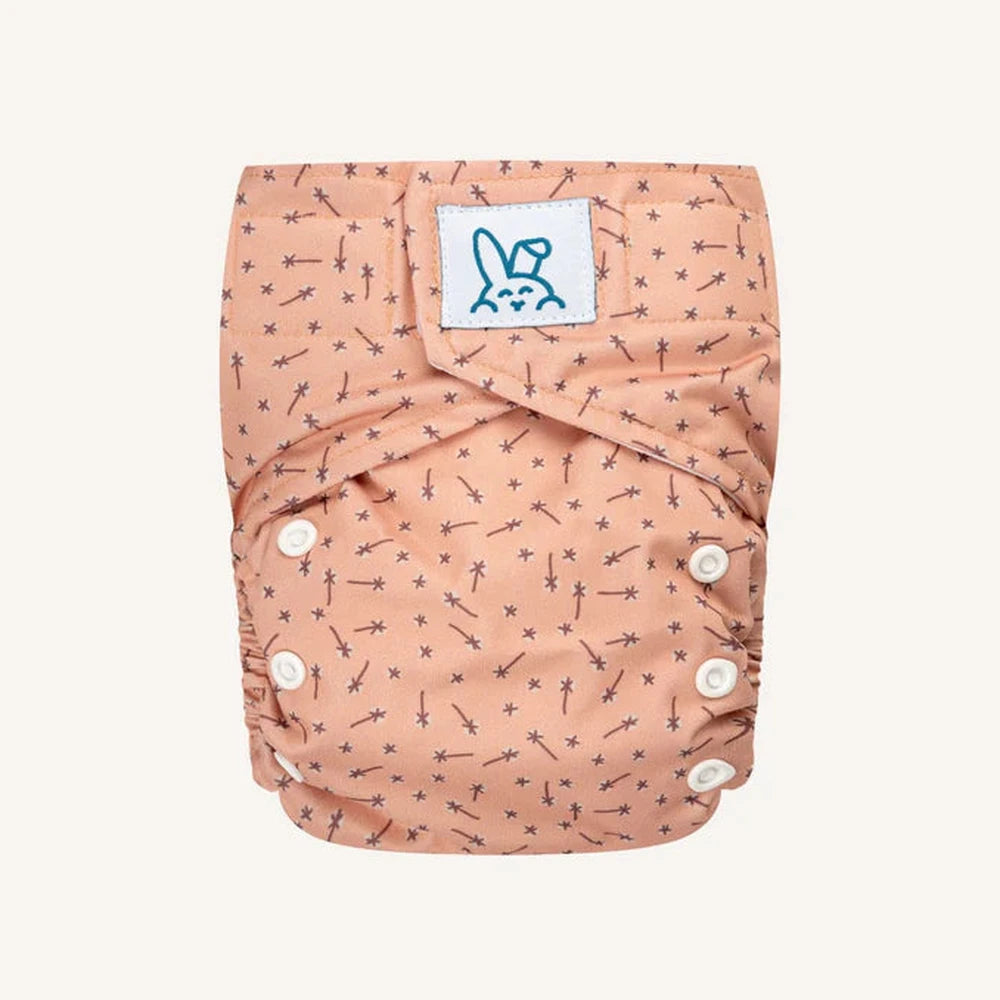 Bumbuns Easy Couche réutilisable à scratch - Abricot