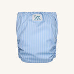 Bumbuns Easy Couche réutilisable avec velcro - Bleu rayé