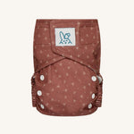 Bumbuns Easy couche lavable réutilisable à boutons-pression - Blossom Chesnut