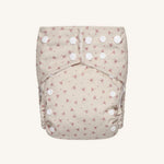 Couche lavable réutilisable Bumbuns Easy à boutons-pression - Blossom Almond