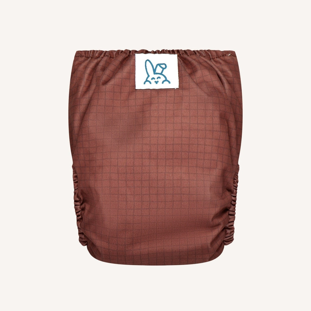 Bumbuns Easy Couche réutilisable à boutons-pression - Tiles Chesnut