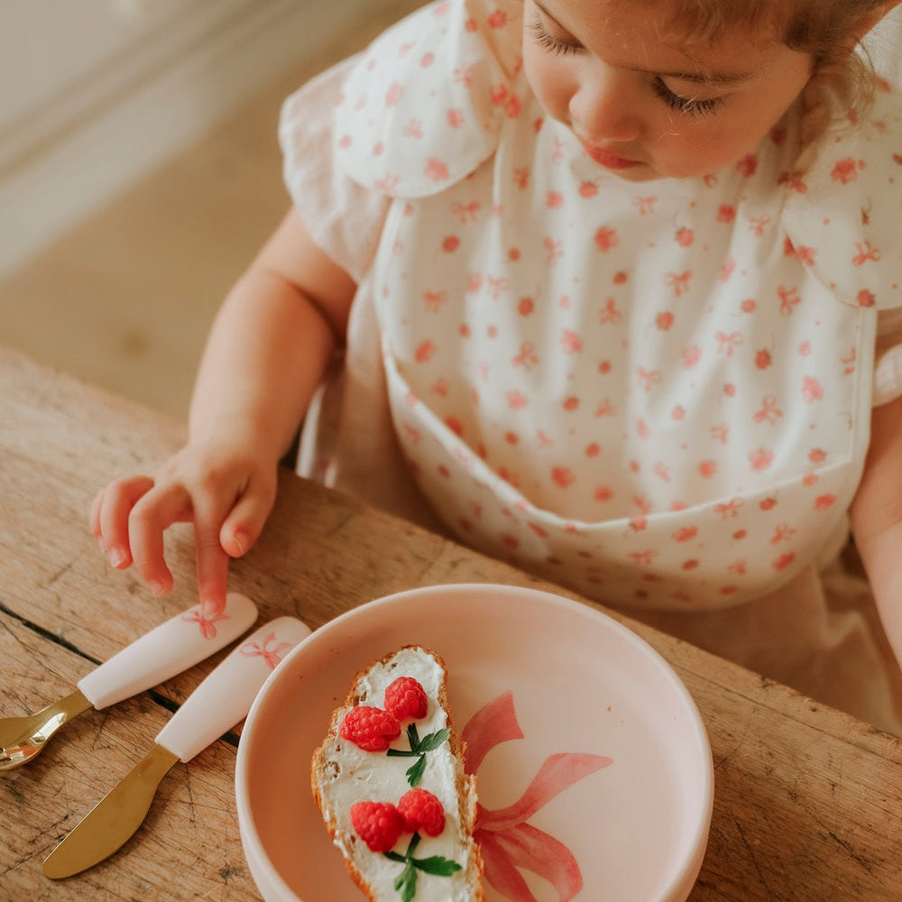 Bavoir Elodie - Petit River Rose