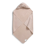 Serviette à capuche Elodie - Nœud rose poudré