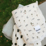 Elodie Douce couverture en coton 75x100cm - Garden Leo's Resort