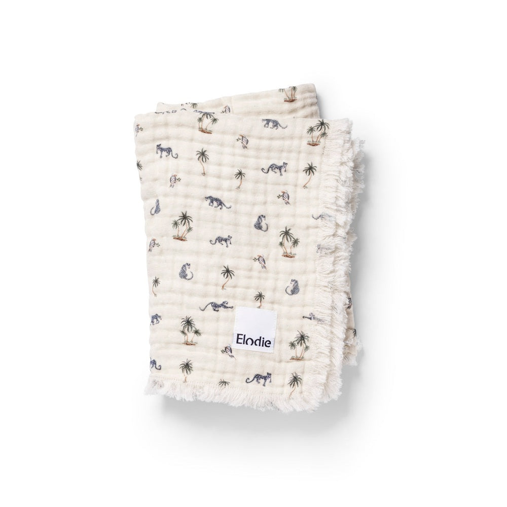 Elodie Douce couverture en coton 75x100cm - Garden Leo's Resort