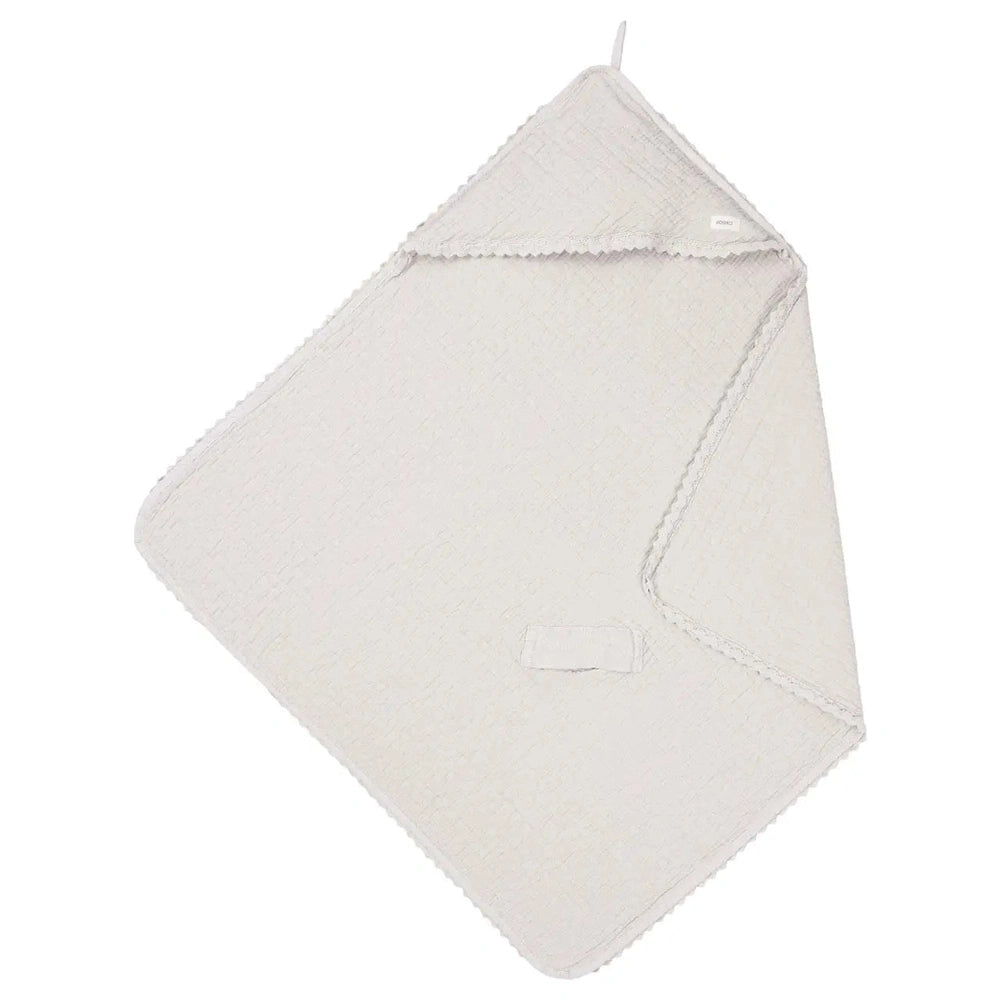 Koeka Lange d’emmaillotage Lace Elba stone 100x100cm
