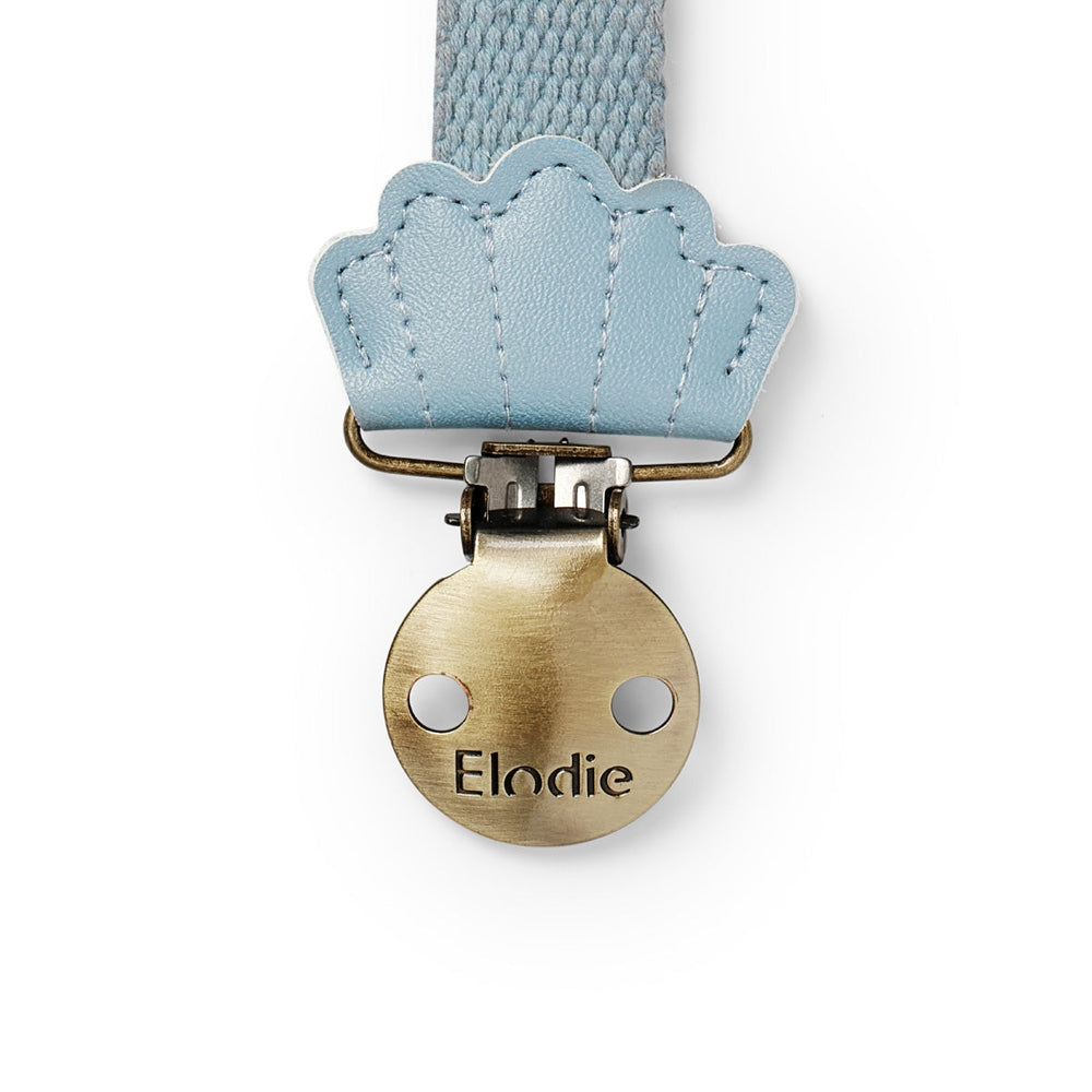 Attache-tétine en bois Elodie - Sunrise Blue Scallop