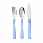 Couverts Oxo Tot : fourchette, cuillère, couteau en acier inoxydable - Dusk