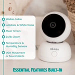 Béaba Zen Premium Babyphone vidéo intelligent V2 - Blanc