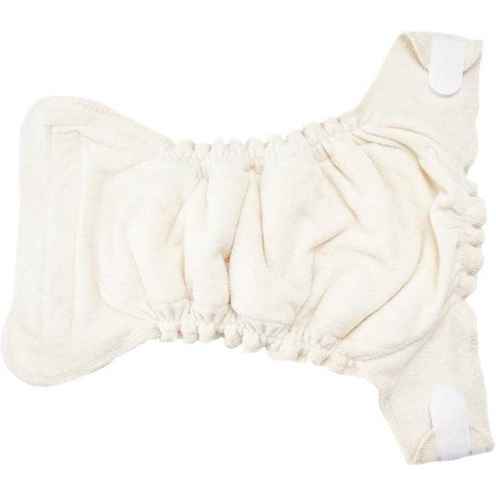 Happy Bear Bamboe Taille unique couche | Couche lavable en deux parties | 4 kg à 15 kg | Coupe ultra-fine | Fermeture pratique par velcro