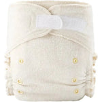 Happy Bear Couche en bambou taille unique | Couche lavable en deux parties | 4kg t/m 15kg | Coupe ultra-fine | Fermeture velcro pratique