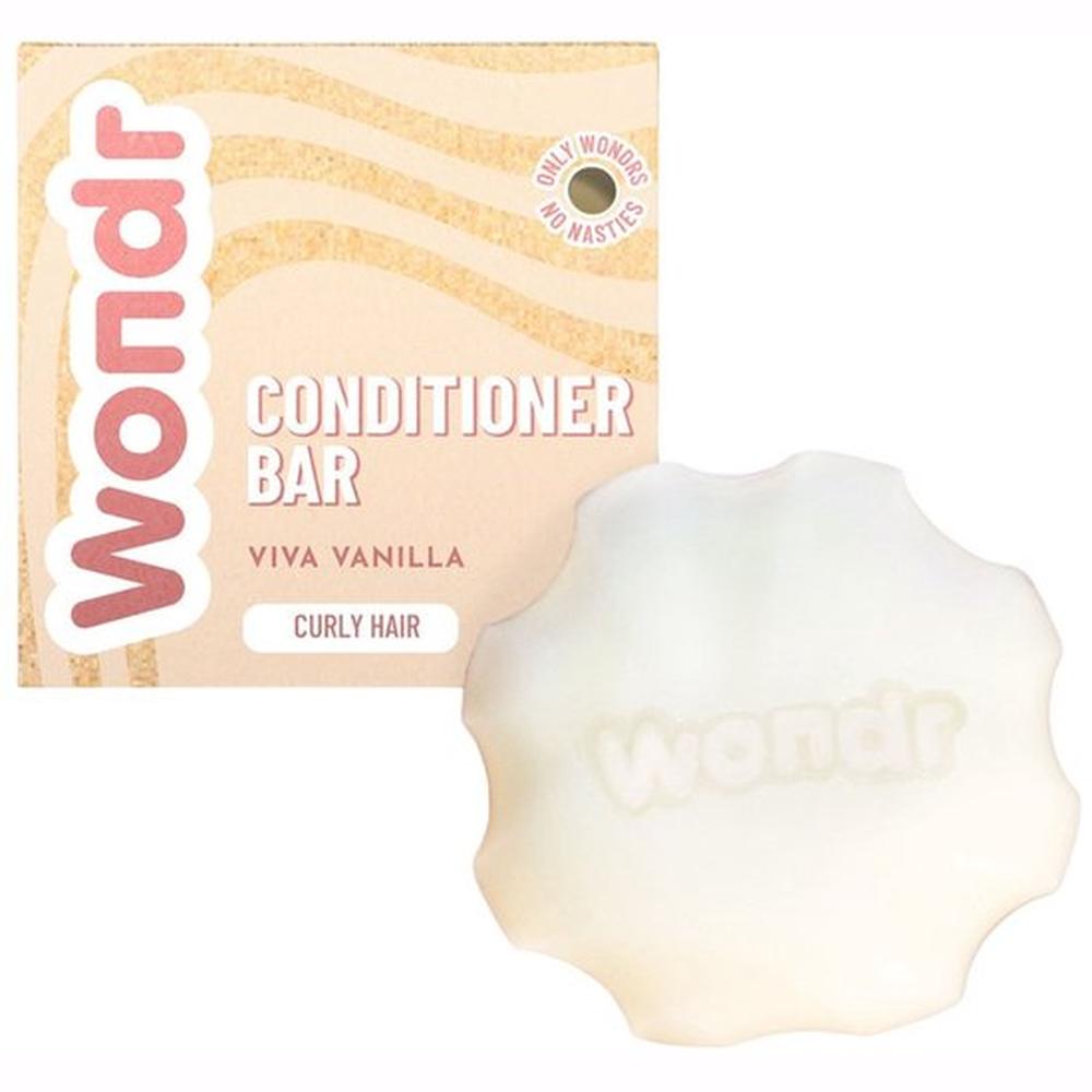 Wondr Barre après-shampooing - Viva Vanilla - Cheveux bouclés - Soin intensif - 55g