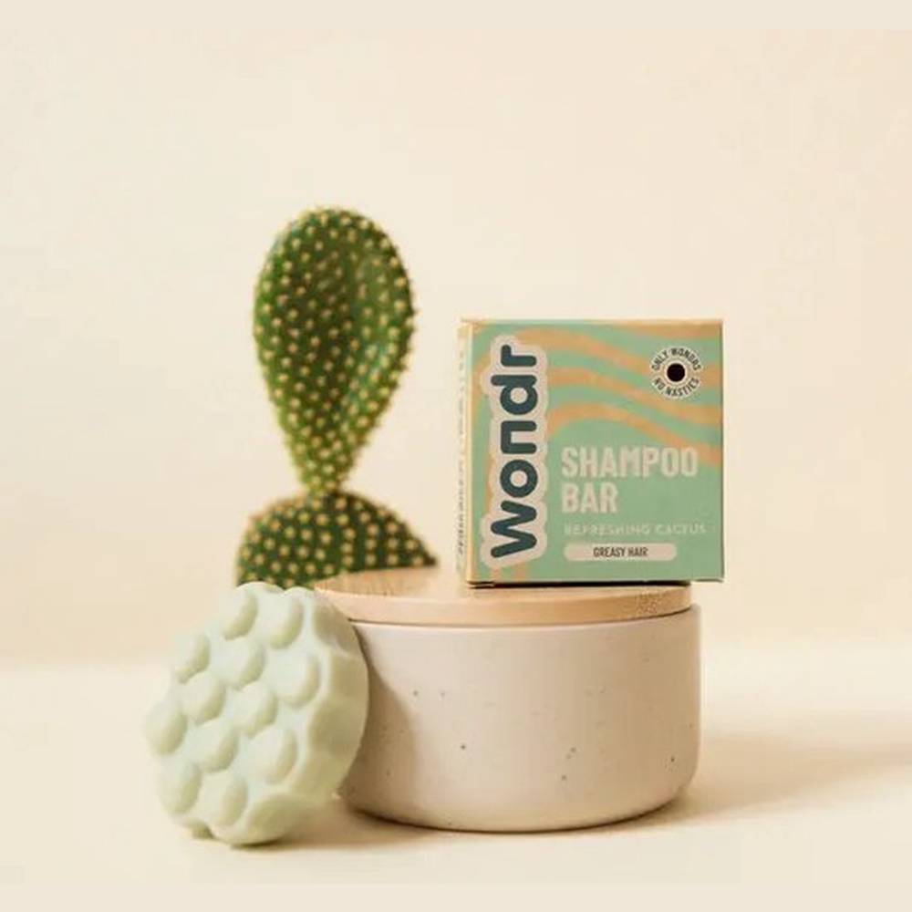 Wondr shampoing solide cactus rafraîchissant