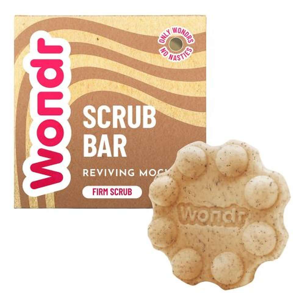 Wondr Reviving Mocha Scrub Bar - Gommage ferme à l’huile de café et au beurre de karité
