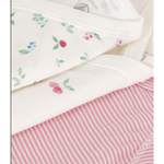 Petit Bateau Lot de 3 bodies en coton à imprimé et à manches courtes pour bébé