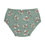 Culotte de bain bébé Lässig - Verte avec imprimé de petits chiens