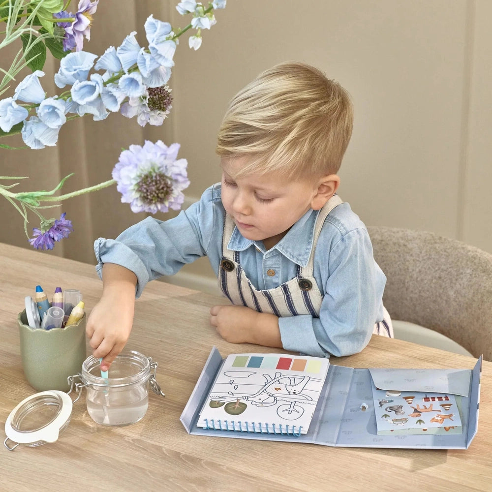 Little Dutch Livre de coloriage - les voitures de Jim