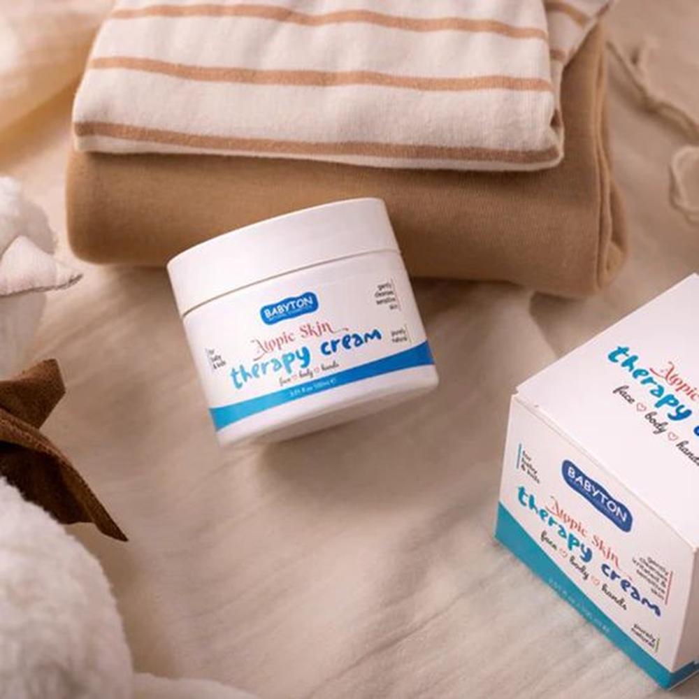 Babyton Crème de soin naturelle pour peau atopique - 100 ml