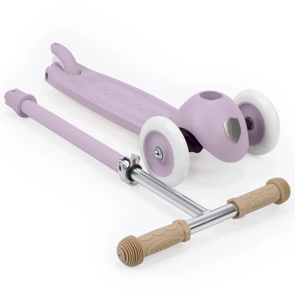 Banwood Eco Scooter Step - Avec panier - Lavande