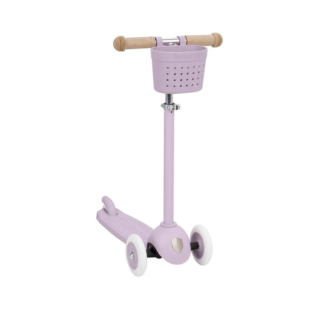 Banwood Eco Scooter Step - Avec panier - Lavande