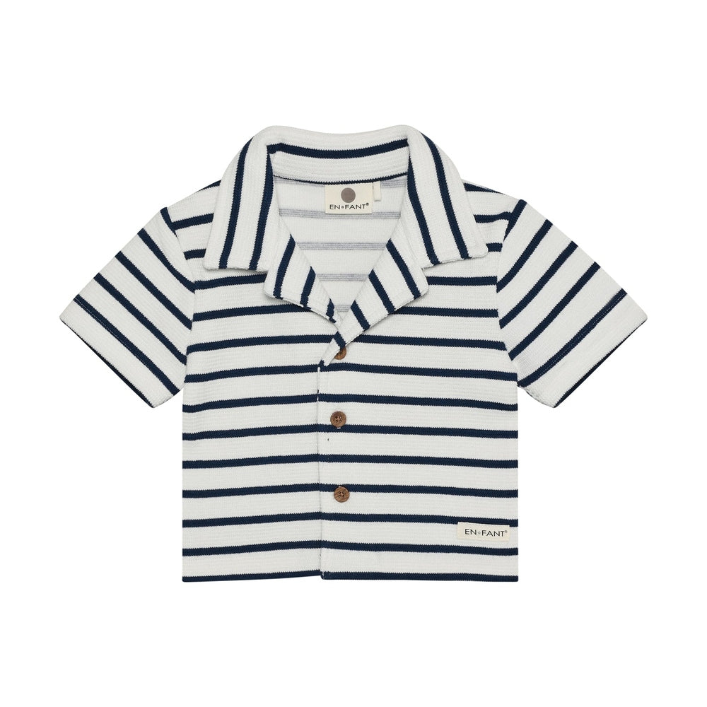 En Fant Chemise sweat à rayures